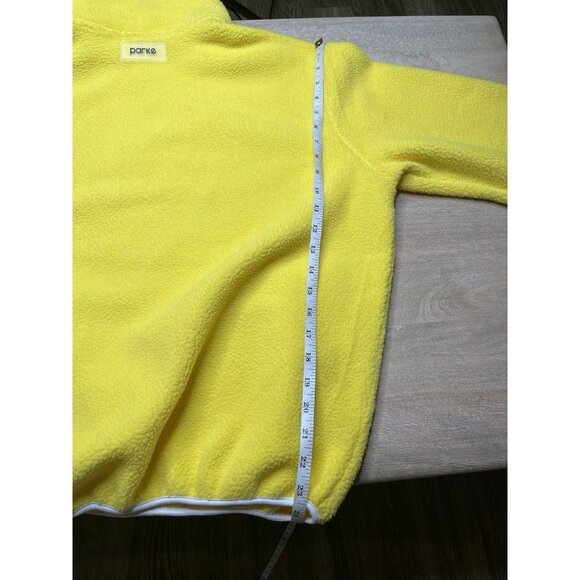 Parke Boat Fleece in Bright Yellow Size S/M - Picture 7 of 7